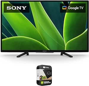 Sony KD32W830K 32 inch W830K HD LED HDR TV with Google TV 2022 Bundle with Premium 2 YR CPS Enhanced Protection Pack