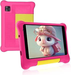 Tablet for Kids 7 Inch Android 12 Kids Tablets Parental Control Bluetooth, WiFi, Dual Camera, Children's Tablet Educational, Games
