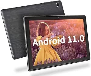 10 inch Android Tablets, MediaPad P10.1 Android 11 Tablet, Octa-Core Processor, 3GB RAM 512GB Expand Storage 8.0MP Camera, 6000mAh Battery 10.1" IPS HD Display, Wi-Fi, Type C, GPS, FM, Touchscreen