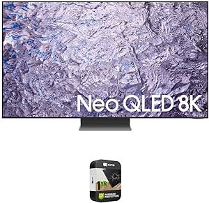 SAMSUNG QN85QN800C 85 Inch Neo QLED 8K Smart TV Bundle with 1 YR CPS Enhanced Protection Pack (2023 Model)