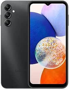 SAMSUNG Galaxy A14 4G LTE (128GB + 4GB) Unlocked Worldwide (Only T-Mobile/Mint/Metro USA Market) 6.6" 50MP Triple Camera + (15W Wall Charger) (Black (SM-A145M/DS))