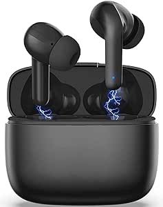 MOFRED Wireless Bluetooth Earbuds, True Wireless Stereo Headsets in-Ear, 30H Playtime & Wireless Charging Case, Built-in Mic Earphones Premium Sound, Touch Control, IPX5 Waterproof Sport Headphones