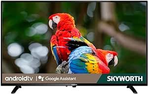 Skyworth 32 inch Smart TV, 720P Roku Google TV with Chromecast Built-in, Android LED TV for Bedroom - S3G