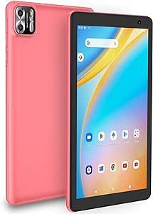 VOLENTEX 8 Inch Tablet, Android 13 Tablet PC 8GB(4+4GB Expand), 64GB ROM, 1TB Expand,1280x800 HD IPS Screen, 5000mAh Battery, Dual Cameras, Bluetooth, WiFi, and Type-C Port(Pink)