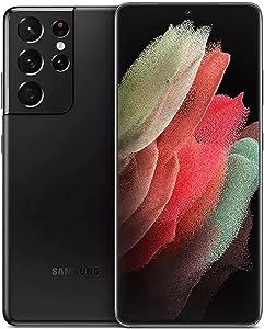 SAMSUNG Galaxy S21 Ultra G998U 5G | Fully Unlocked Android Smartphone | US Version | Pro-Grade Camera, 8K Video, 108MP High Resolution | 128GB - Phantom Black (Renewed)