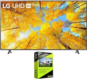 LG 86UQ7590PUD 86 Inch HDR 4K UHD Smart TV 2022 Bundle with 2 YR CPS Enhanced Protection Pack