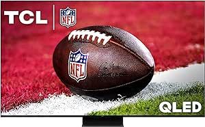 TCL 75-Inch QM8 QLED 4K Smart Mini LED TV with Google TV (75QM850G, 2023 Model) Dolby Vision & Atmos, HDR Ultra, Game Accelerator up to 240Hz, Voice Remote, Works with Alexa, Streaming Television