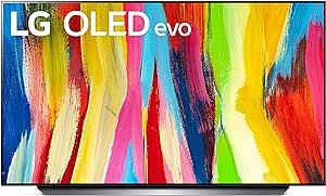 LG 48-Inch Class OLED evo C2 Series Alexa Built-in 4K Smart TV, 120Hz Refresh Rate, AI-Powered 4K, Dolby Vision IQ and Atmos, WiSA Ready, Cloud Gaming (OLED48C2PUA, 2022) (Renewed)